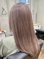 ロナバイソル(lona by SoL)&nbsp;美髪ストレートカット/ダークシャンパンピンク