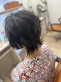 ギフト 甲府店(gyfu&) ☆ショートボブウルフ（ナチュラルウェーブ活かし）