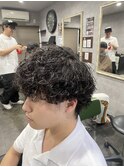 滋賀/南草津/メンズ美容室/波巻きツイストスパイラルパーマ