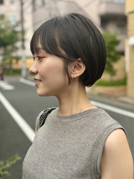 ベンジー 中目黒店(benji) 耳掛けかわいい大人丸みショート