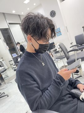 ネクスト 静岡店(NEXT) MEN'S HAIR カルマパーマ ダークアッシュ ニュアンスパーマ