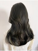 フェミニンロングマロンベージュ似合わせカット_ba529021
