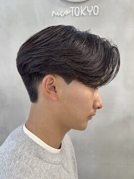 ニコ トウキョウ(nico TOKYO) メンズ/センターパート/ニュアンスパーマ/シースルーマッシュ