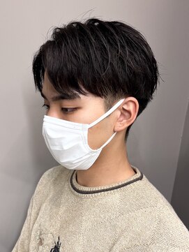 エルマーク 京都河原町(L-MARK) センターパートニュアンスパーマ韓国カルマパーマコンマヘア