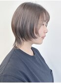 *丸みショートレイヤーボブくびれショートウルフマッシュウルフ