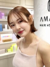 アマニ ヘアー ホスピタル(AMANI. HAIR HOSPITAL) AMANI 外ハネボブ美肌カラー