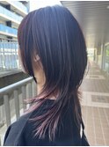 レイヤーウルフ/ウルフカット/インナーカラー