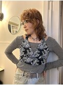 コールドパーマ 似合わせカット ウルフパーマ