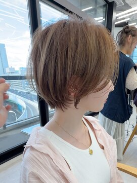ビューナゴヤ 名駅(VIEW NAGOYA) くびれヘア/ハイライトカラー/夏ショート/大人ショート