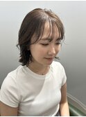 bob/切りっぱなし/外ハネ