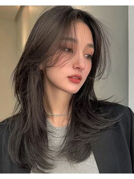 ジュール 銀座(Joule) 銀座/銀座駅/韓国/レイヤーカット/顔周り/前髪カット/ストレート