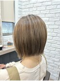 ハイライト×パッっとボブ