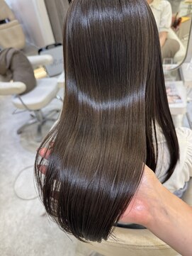 アナ ラーナ(Anna Lanna) 髪質改善ストレート×グレージュ＊森本ひろか＊