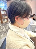 耳掛けハンサムショート