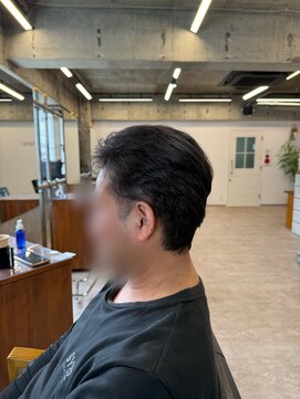 タメ(tame-) サーフカール/フェザーパーマ/ブルーブラック【都賀/メンズ】