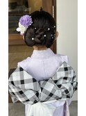 卒業式着付けヘアセット