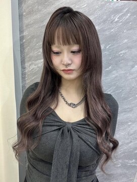 ラビス 池袋(Lovis) 松本/黒髪/オリーブグレー/小顔ヘア/ココアベージュ