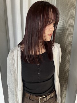 髪質改善　/ ボルドーカラー