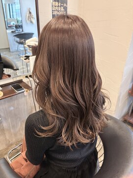 ナッツベージュロング