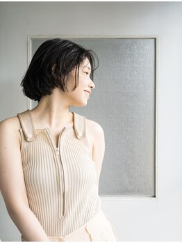イマス(imas)の写真/前髪や顔周りにこだわりたい方に◎その日の気分や雰囲気に合わせた、ラフで抜け感のあるカットが得意です◇