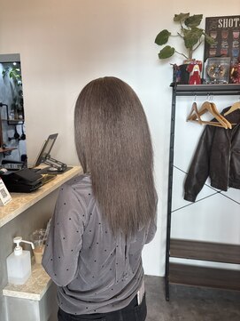 シールドヘアー 沖縄 新都心(C'LD Hair) 透けオリーブグレージュ