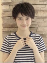 レウナ 外苑前(Reuna)&nbsp;大人可愛い黒髪ショート　似合わせショー　前髪