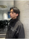 BTS風メンズセンターパート