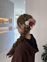 ライド ヘアー(RIDE HAIR) 編みおろしアレンジ