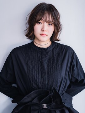 ヘアークラフト(Hair Craft) くびれボブパーマ×ナチュラルベージュ【岡山】ニュアンスパーマ
