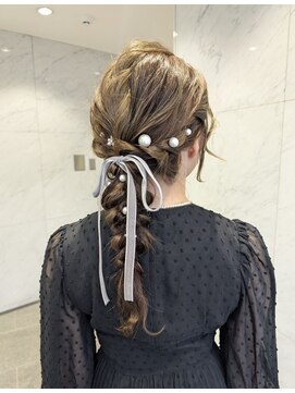 2席のみの美容室 アナイス(Anaiss) お呼ばれヘア・編みおろしヘアセット*