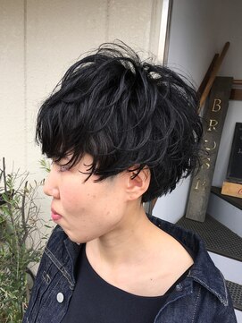 ブラッシュ(brush) brush 森田祐輔　ナチュラルライン　マッシュパーマ