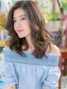 カバーヘア ブリス 川口(COVER HAIR bliss) ★アシンメトリー大人可愛いラブカールセミディ10代20代30代★6