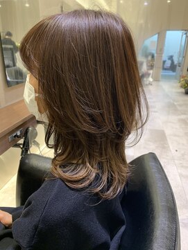 シェル 国分寺(shell) ☆フェミニンミディアムレイヤー☆