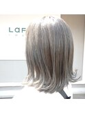 グレージュ×外はね