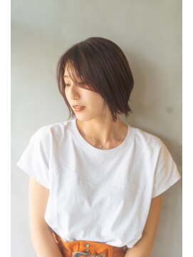 ヘアサロン アンフェール(Hair Salon Amfaire) 【Amfaire】コーラルピンク外ハネ