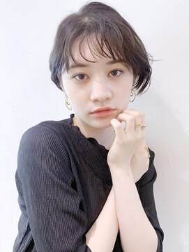 アルバム 新宿(ALBUM SHINJUKU) ゆるウエーブ_ショコラベージュボブルフベビーバング_68540