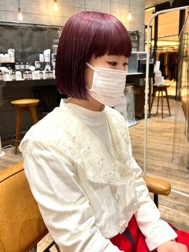 マッシュ チャヤマチ(MASHU chayamachi) パープルピンクBOB