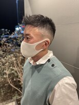 イースタイル 志都呂店(e-style com’s hair) フェードスタイル #ダークアッシュ