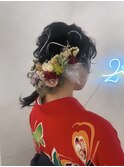 卒業式 袴着付け/ヘアセット