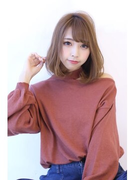 オーロ 西大寺店(ORO) アッシュベージュの抜け感ボブ