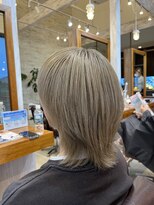 ラ メール ヘア デザイン(La mer HAIR DESIGN)&nbsp;ウルフカット/ミルクティーベージュ