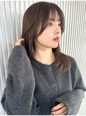 似合わせカット フルバング 髪質改善トリートメント 艶カラー