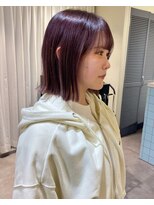 ロカ(roka)&nbsp;ラベンダーピンク/切りっぱなしボブ