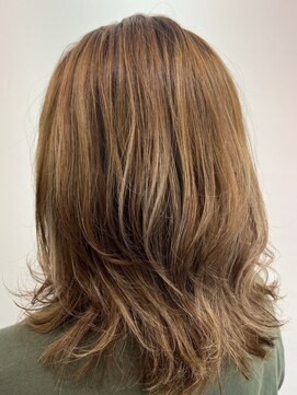 インパークス 江古田店(hair stage INPARKS) レイヤースタイル/なじませハイライト/ベージュカラー［江古田］