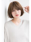 【寺尾拓巳】大人かわいいグレージュひし形小顔ボブ