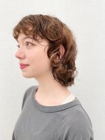 ペスコペスカ(PESCO PESCA) アースカラーゆるふわボブパーマ 20代30代40代50代