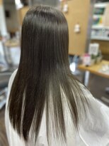 ハピネス(happiness) 髪質改善ストレートでサラツヤヘアスタイル