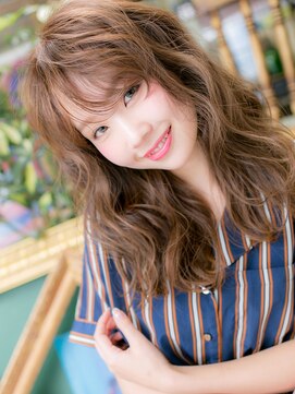 カバーヘア ブリス 戸田公園西口店(COVER HAIR bliss) 前髪パーマ韓国風巻きフェザーロングh4戸田公園20代30代40代