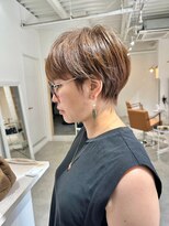 ジュベ 別府店(juve.) 別府ショートボブ顔まわりレイヤーカット髪質改善カラー