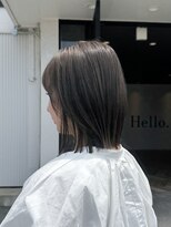 セロ 東辻井店(SERO)&nbsp;【セロ東辻井】切りっぱなしボブ/アッシュベージュ